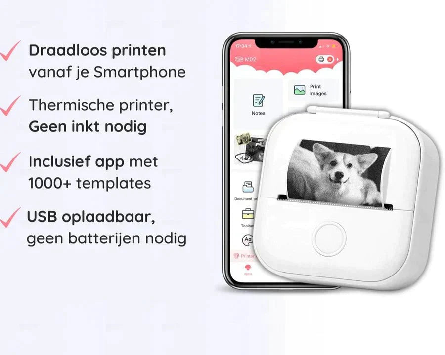 MiniPrinter™ | Afdrukken zonder grenzen!