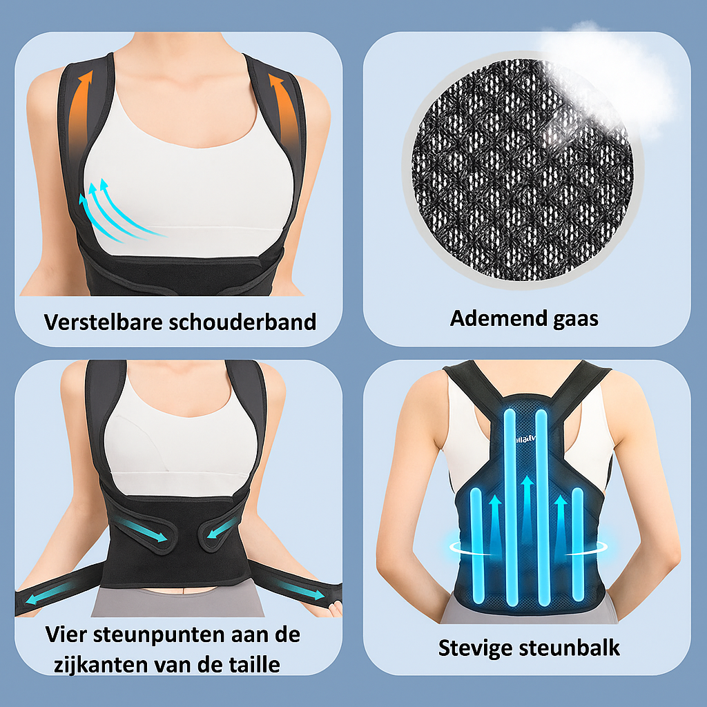 FormFit™ | Verstelbare rugsteun voor houding