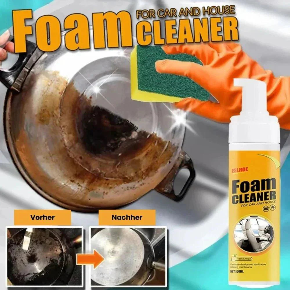 FoamClean™ | Zeg vaarwel tegen wrijven en hallo tegen onberispelijke netheid