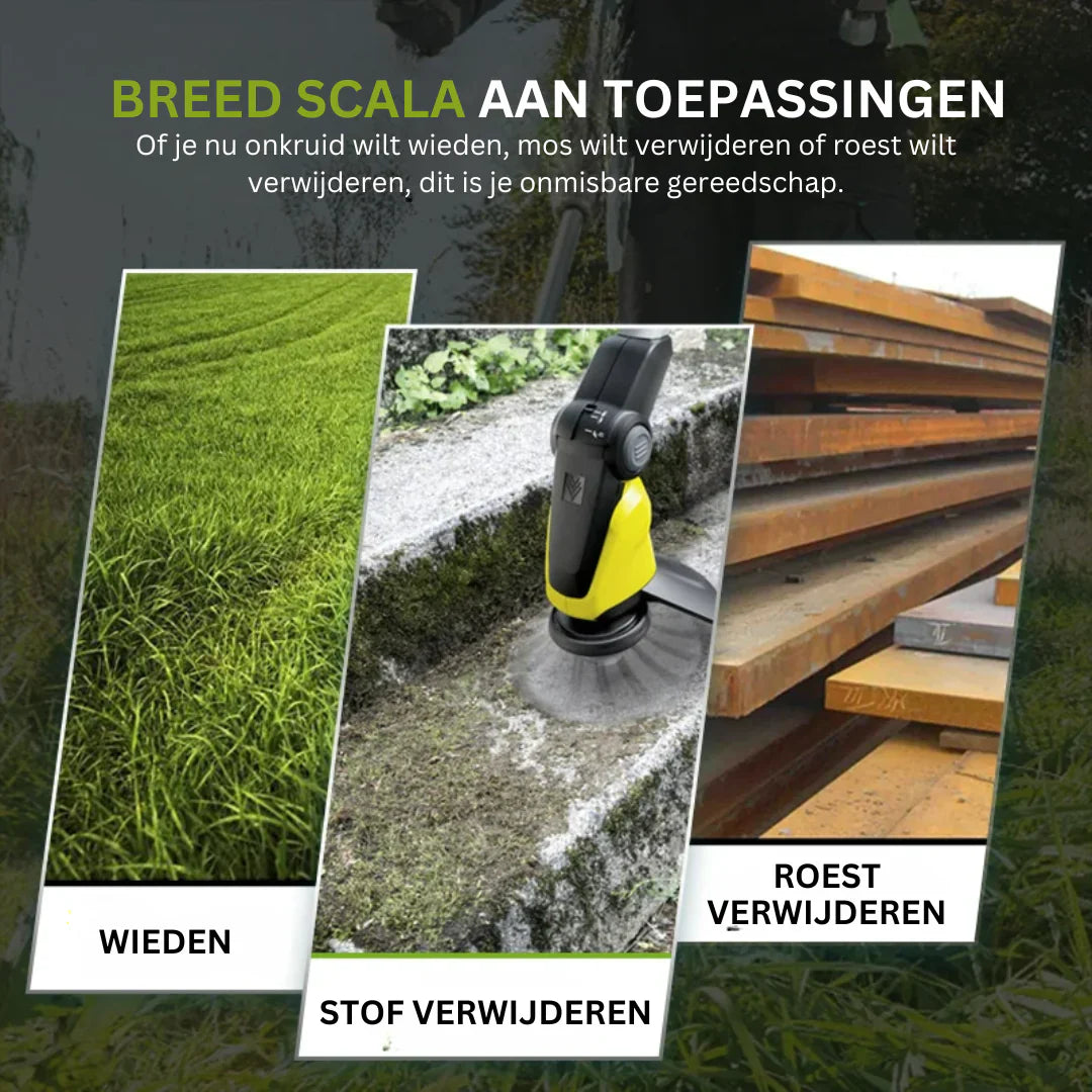 WeedWhirl™ | Maak je tuin moeiteloos onkruidvrij!