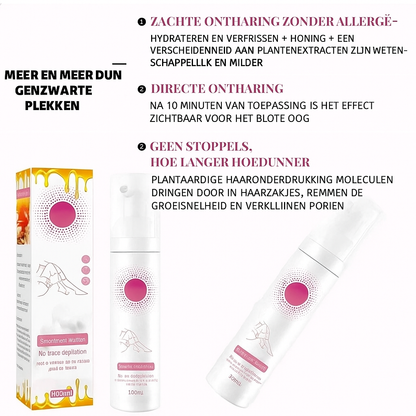 HairMousse™ | Gemakkelijk ontharen, schoonheid gegarandeerd!